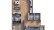 Departamento de 1 dormitorio